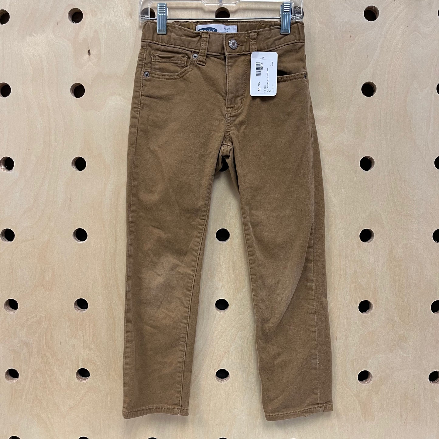 Tan Karate Slim Bottoms