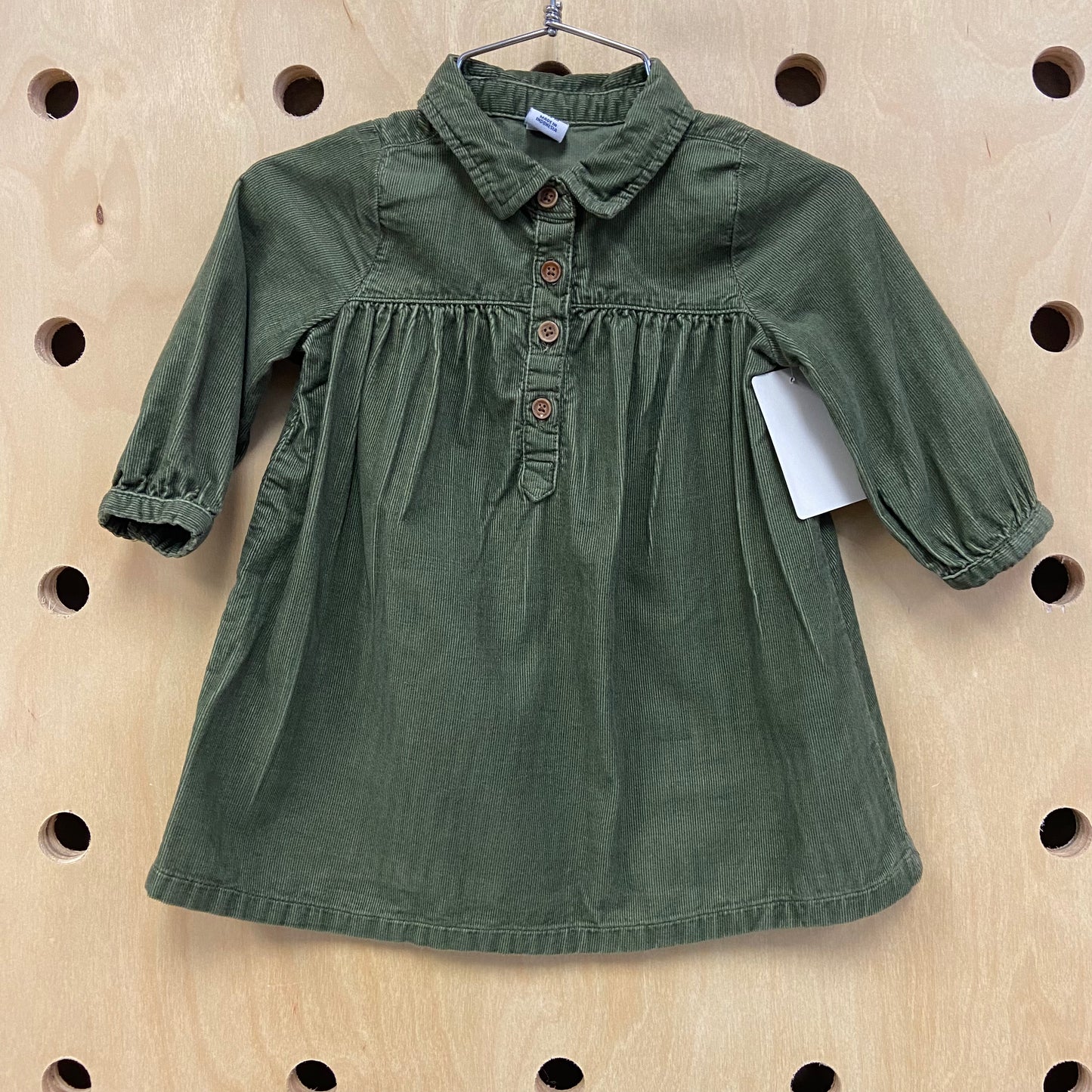 Green Cord Dress