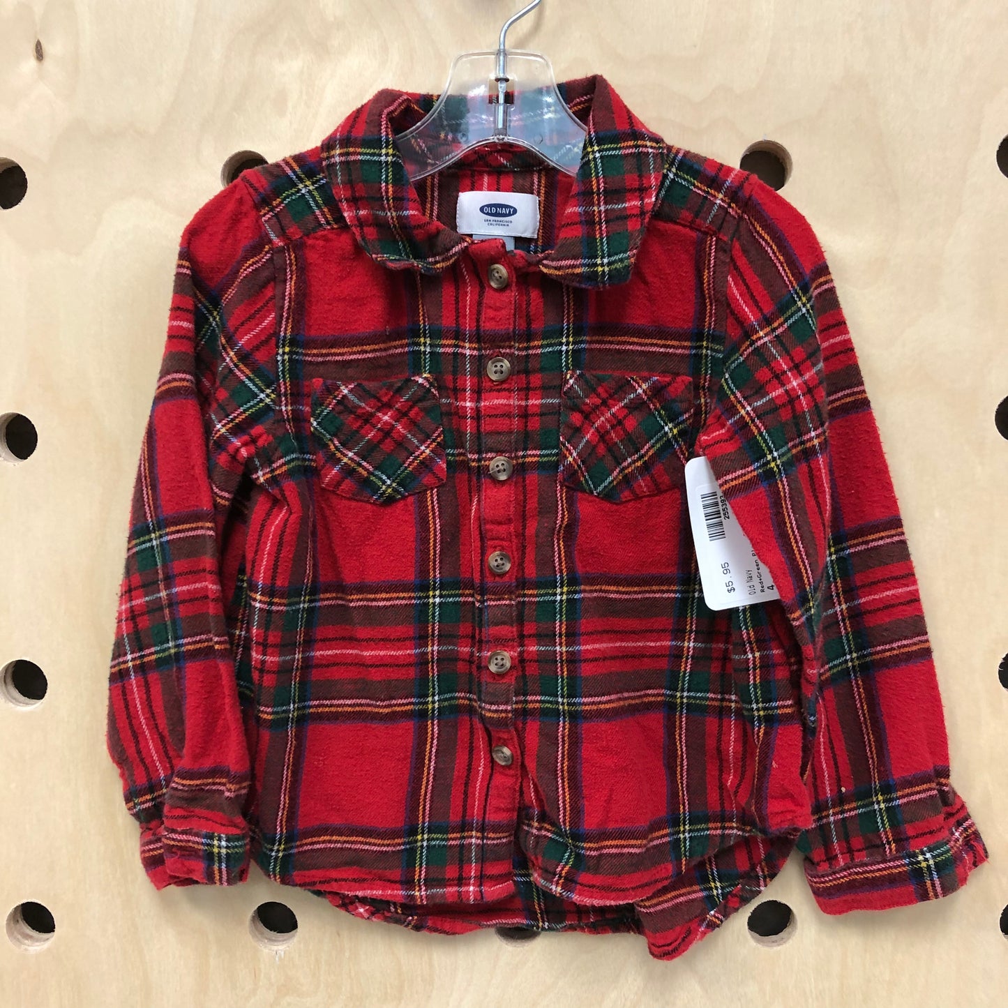 Red+Green Plaid Flannel