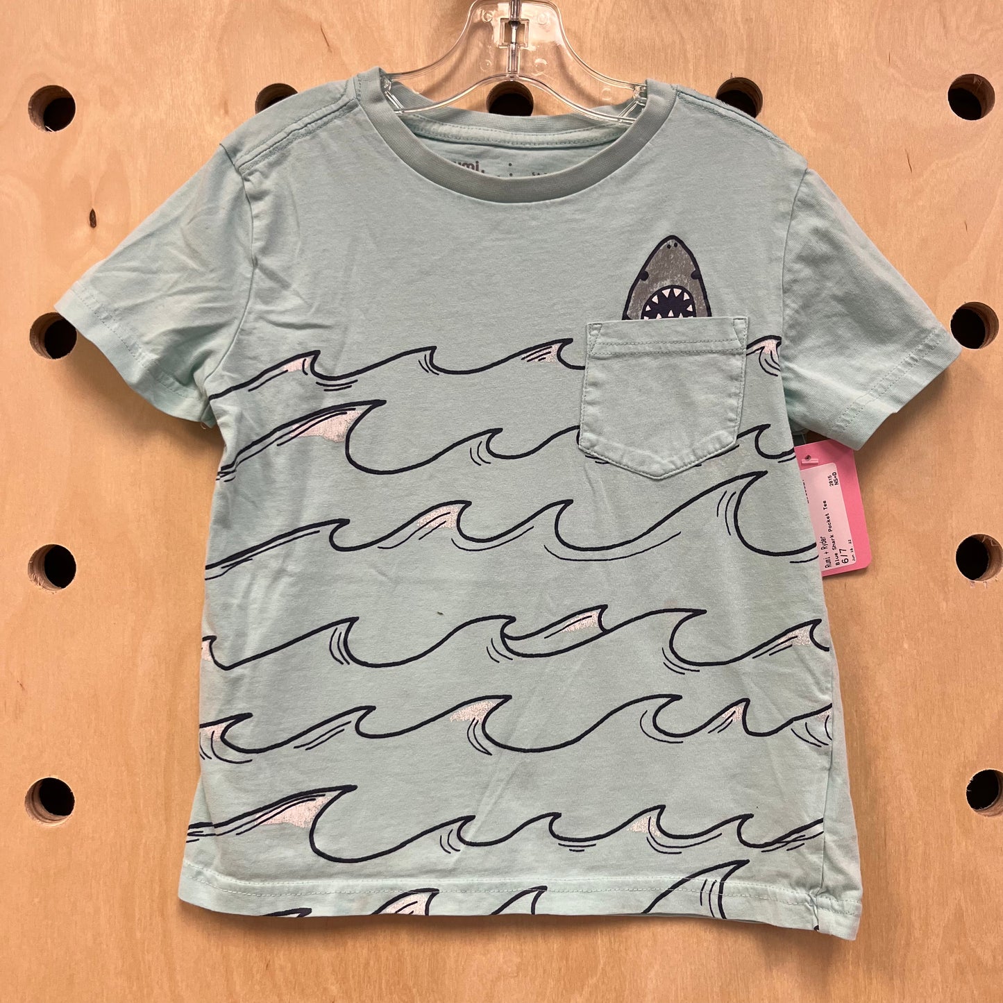 Blue Shark Pocket Tee
