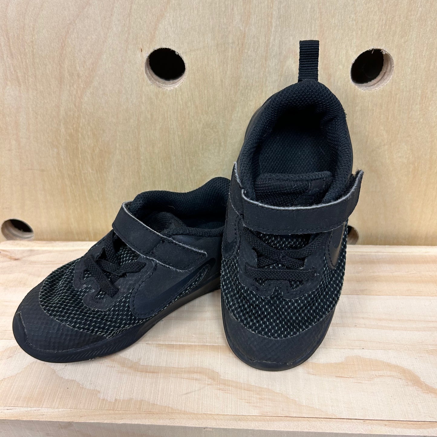 Black Velcro Sneakers