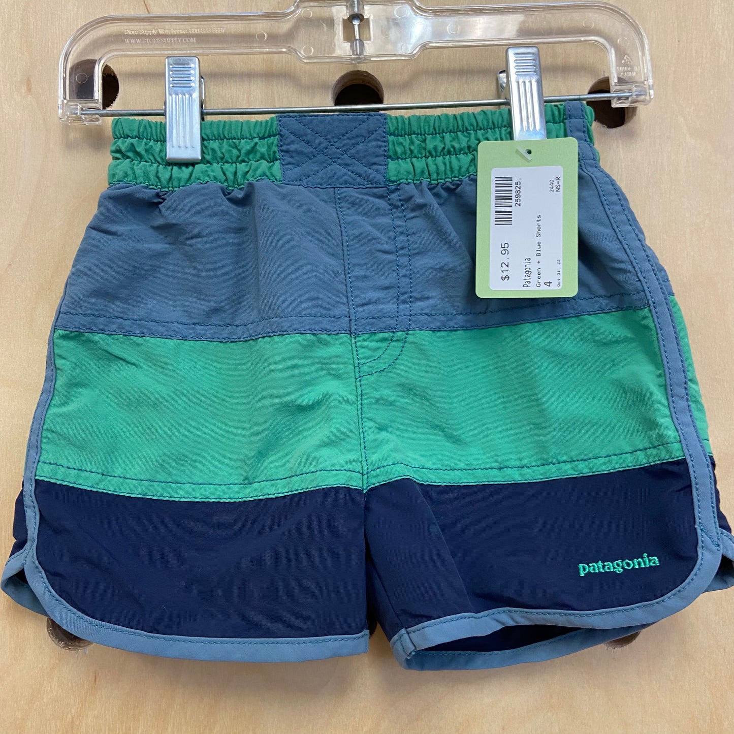 Green + Blue Shorts