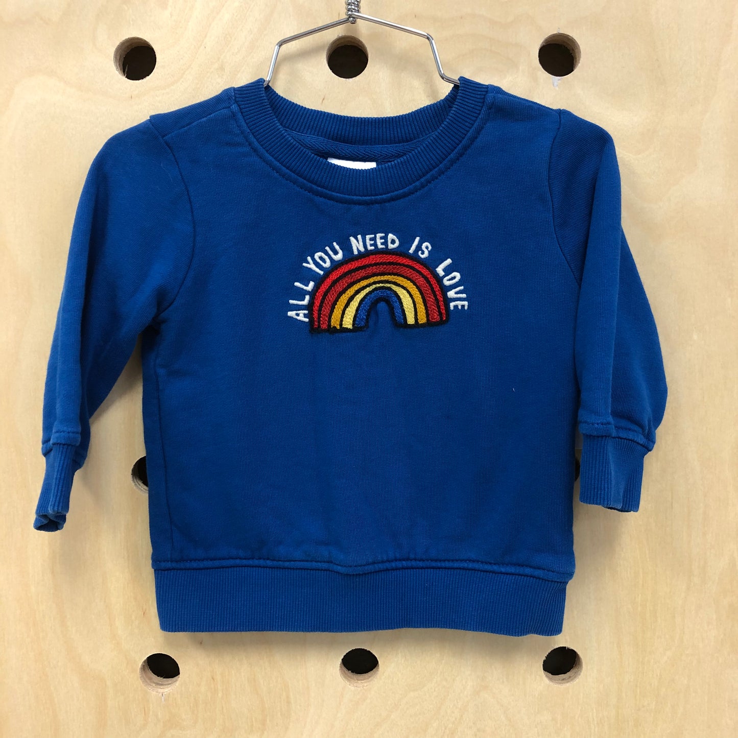 Blue All You Need Pullover