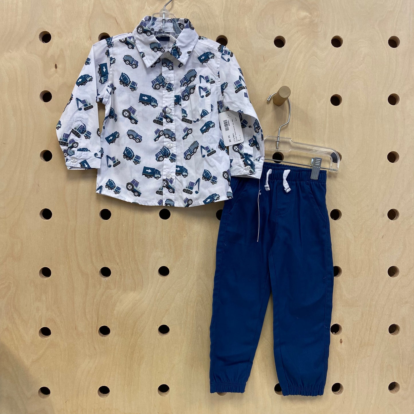 Nvy/Wht Construction Set NEW