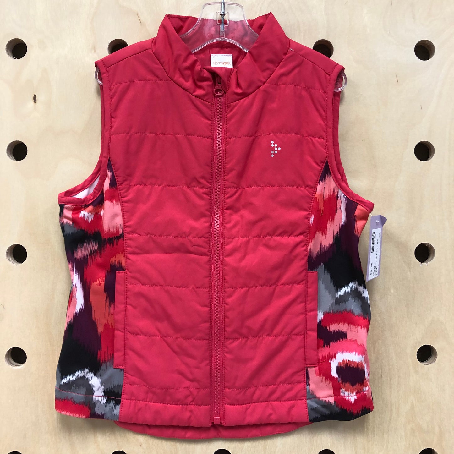 Pink Athletic Puffer Vest