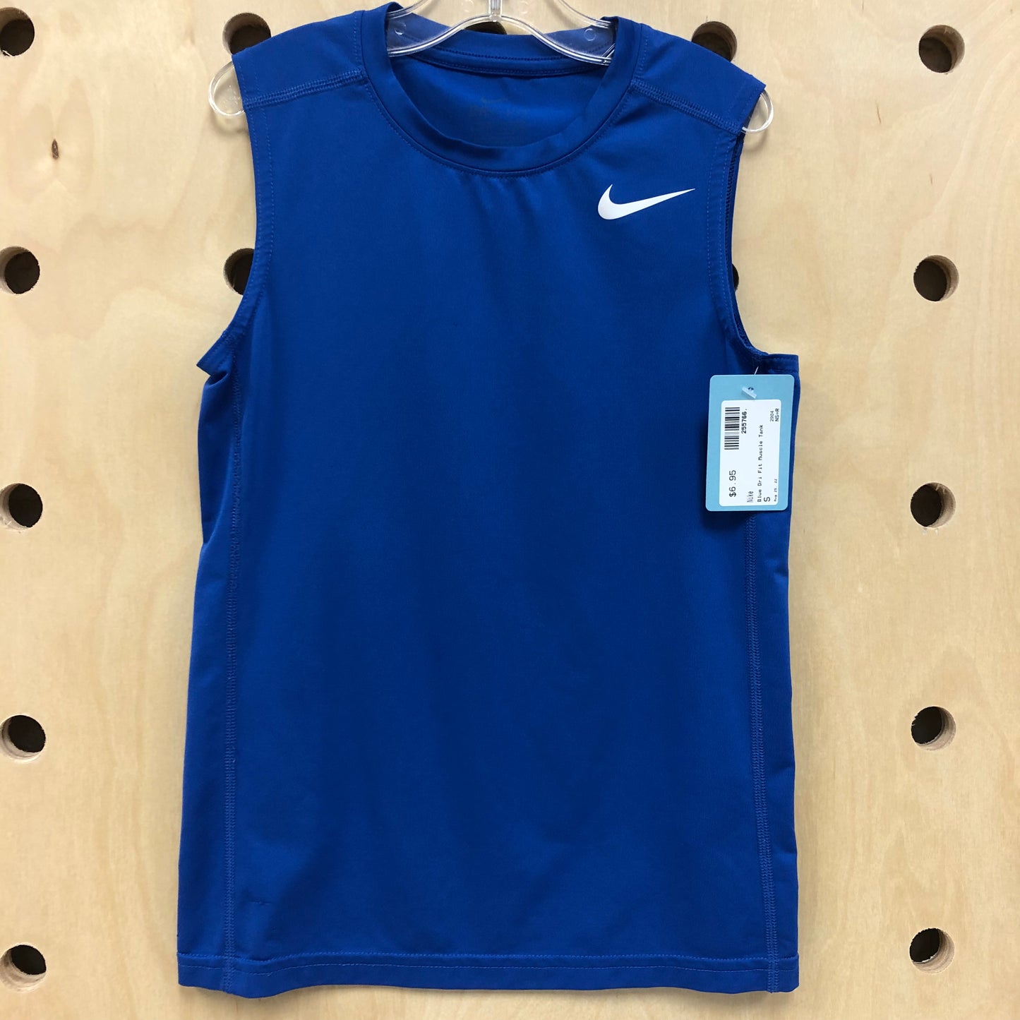 Blue Dri Fit Muscle Tank