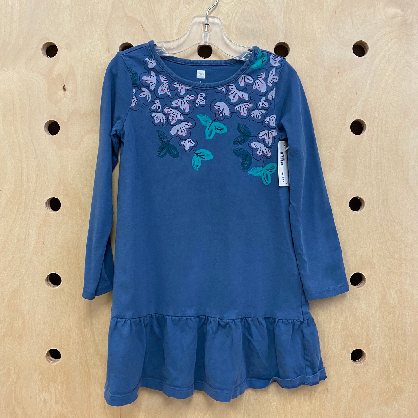 Perrywinkle Floral LS Dress