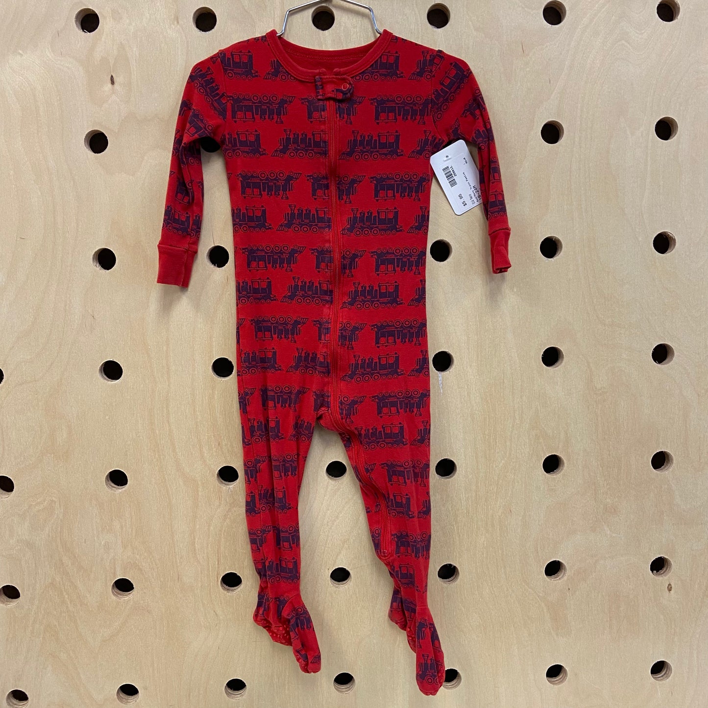 Red/Navy Train Footie