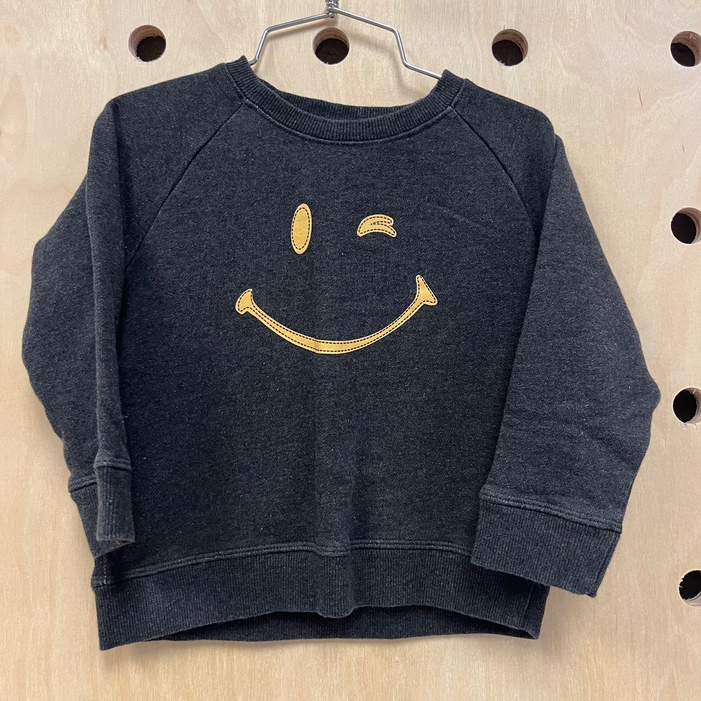 Grey Wink Crewneck Pullover