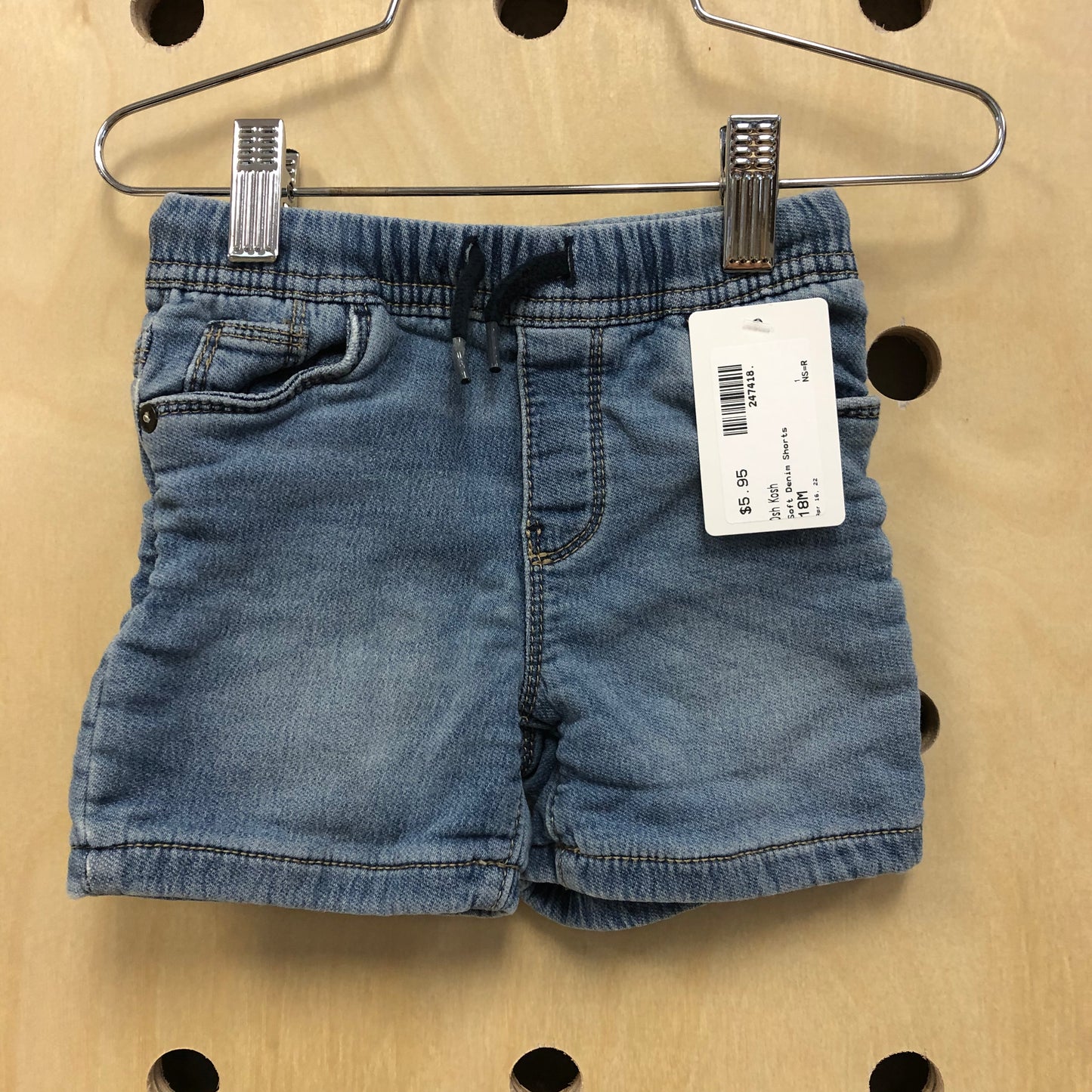 Soft Denim Shorts