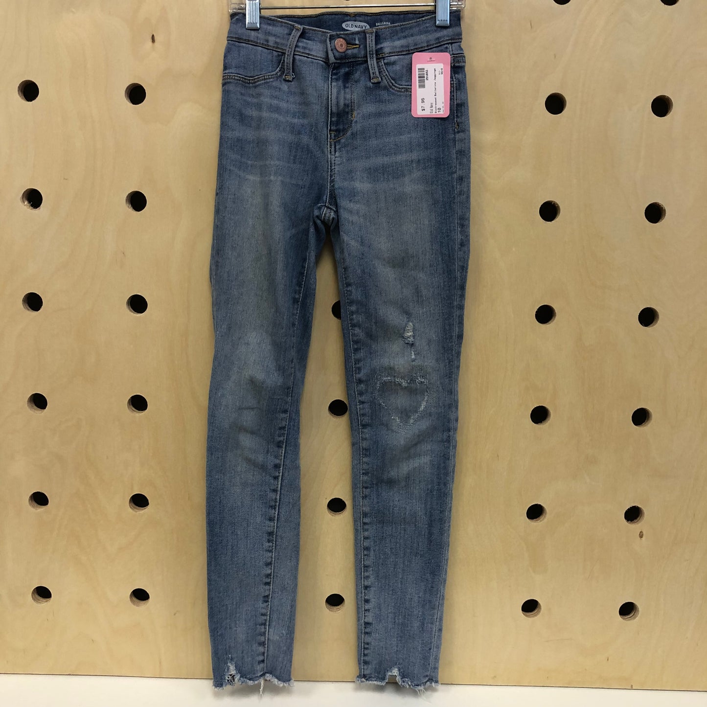 Distressed Ballerina Jeggings