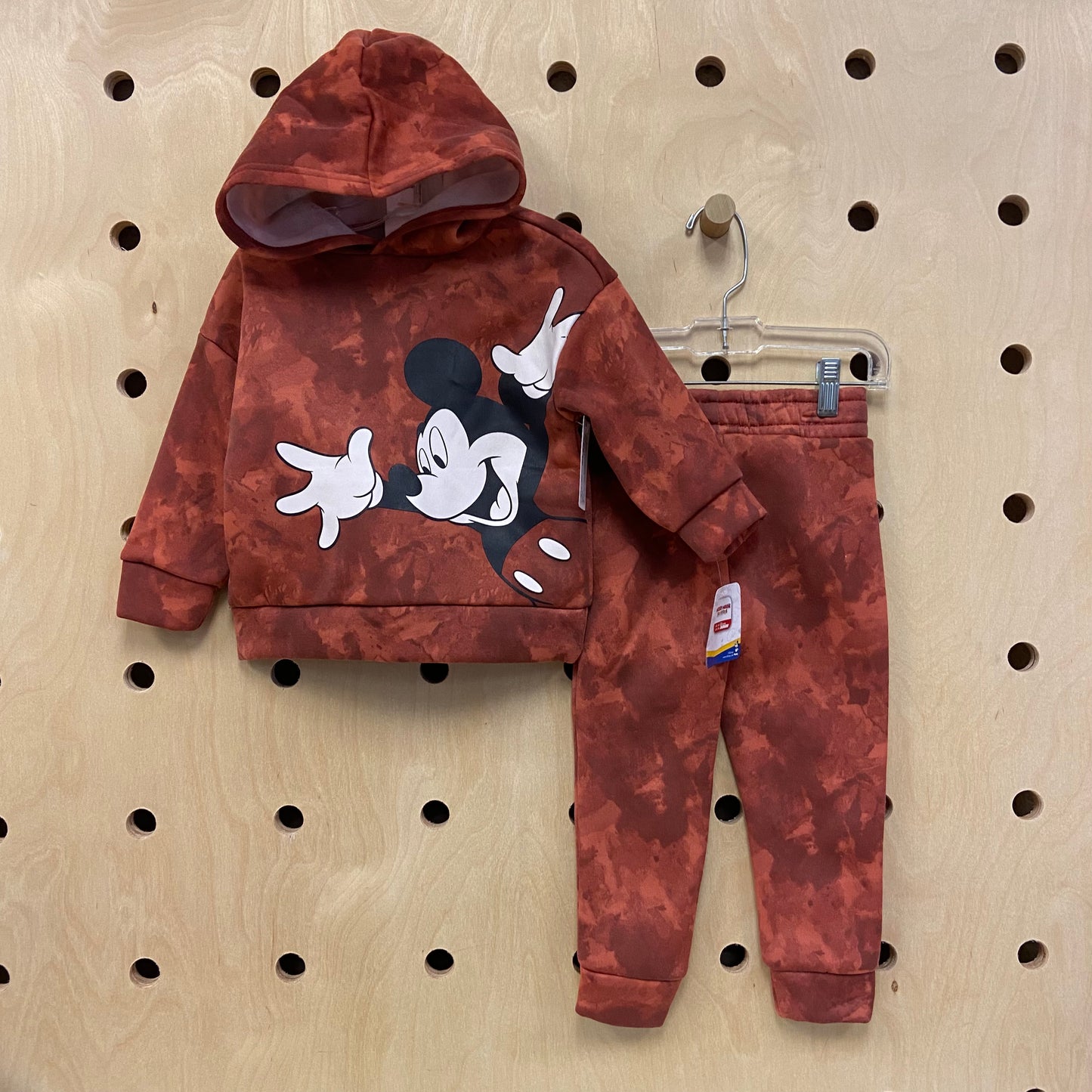 Rust Tie Dye Mickey Outfit NEW