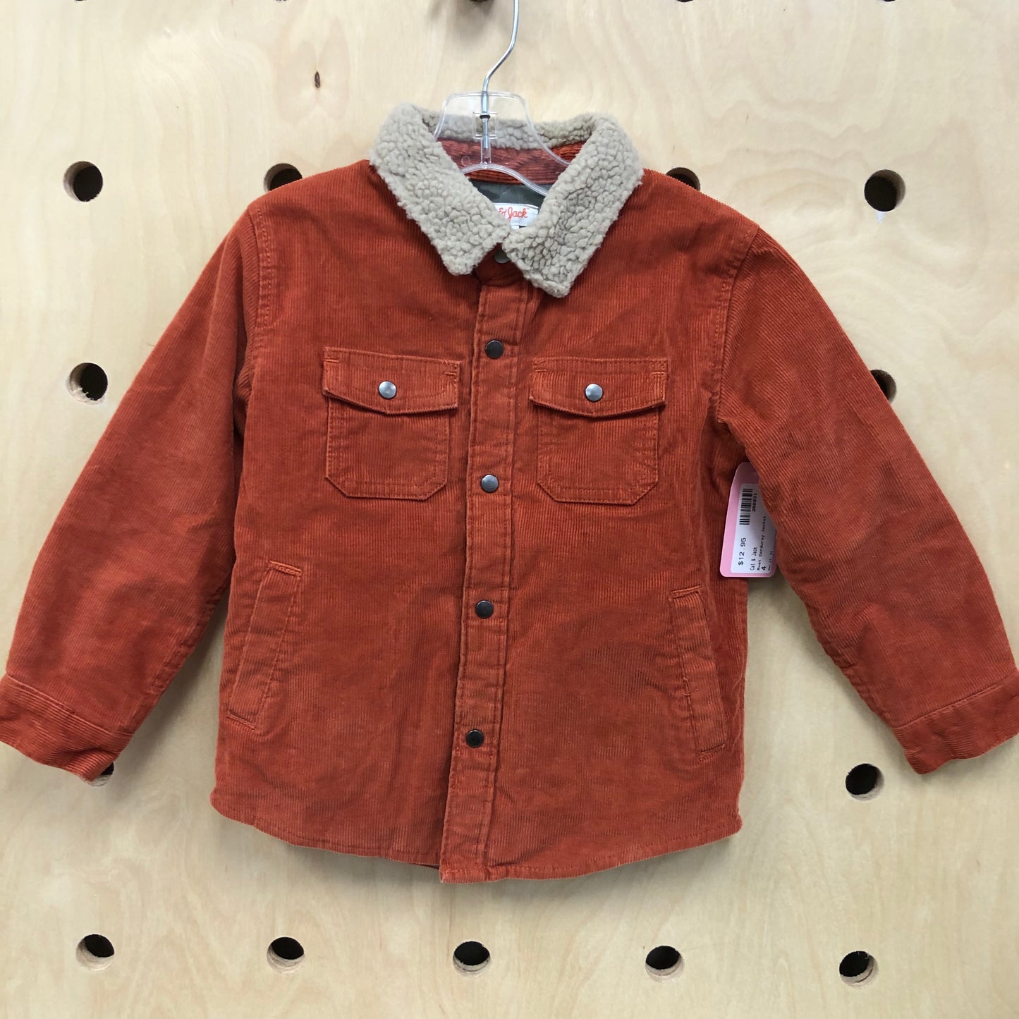 Rust Corduroy Jacket