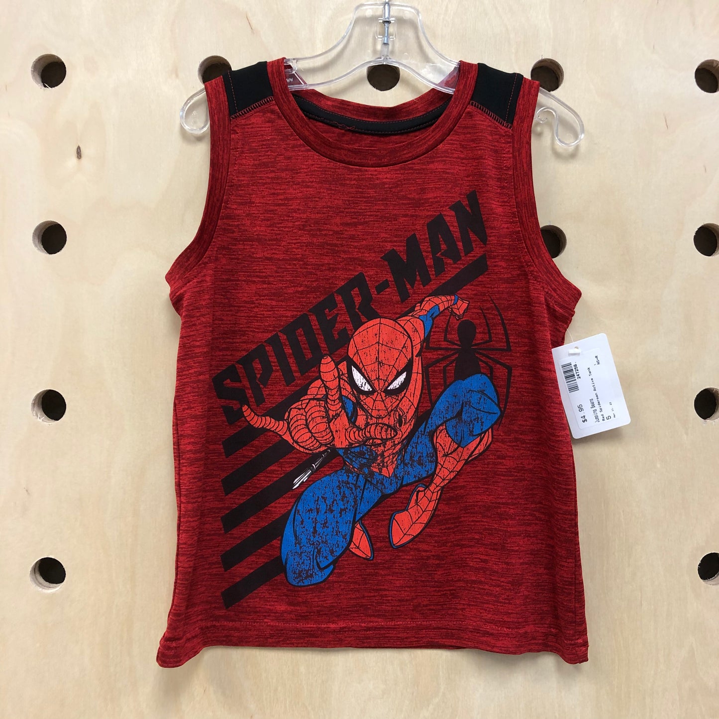 Red Spiderman Active Tank