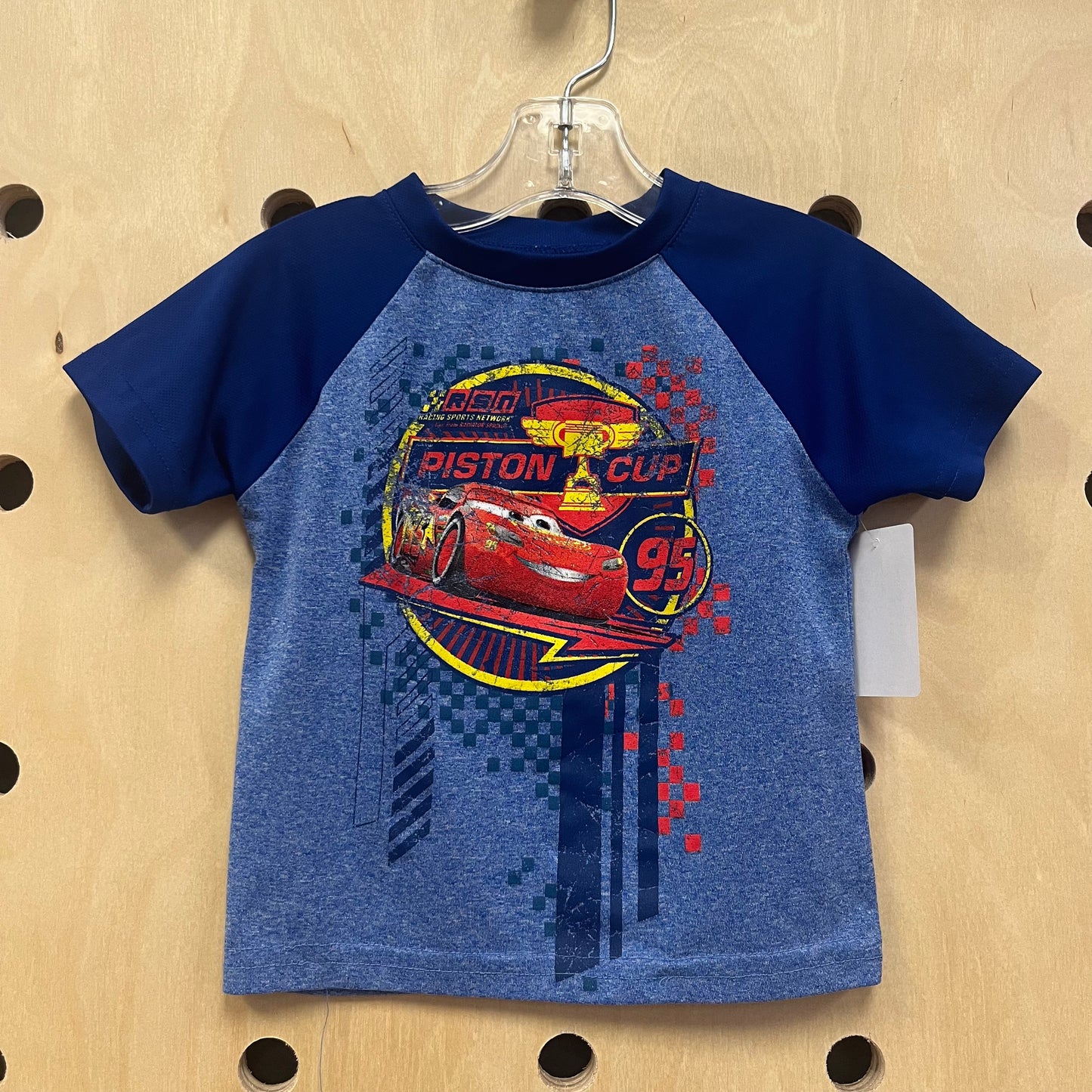 Piston Cup Blue Raglan Tee
