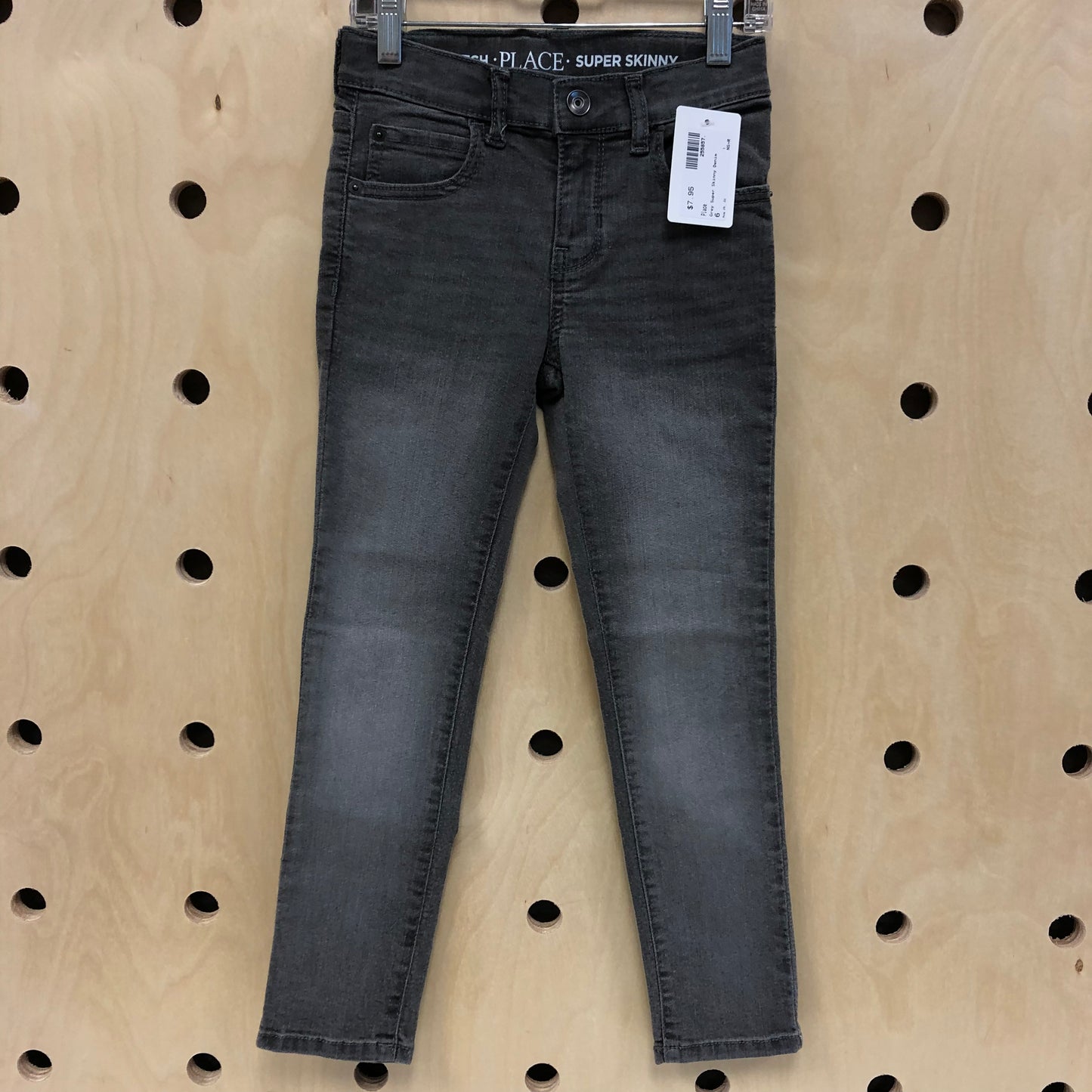 Grey Super Skinny Denim