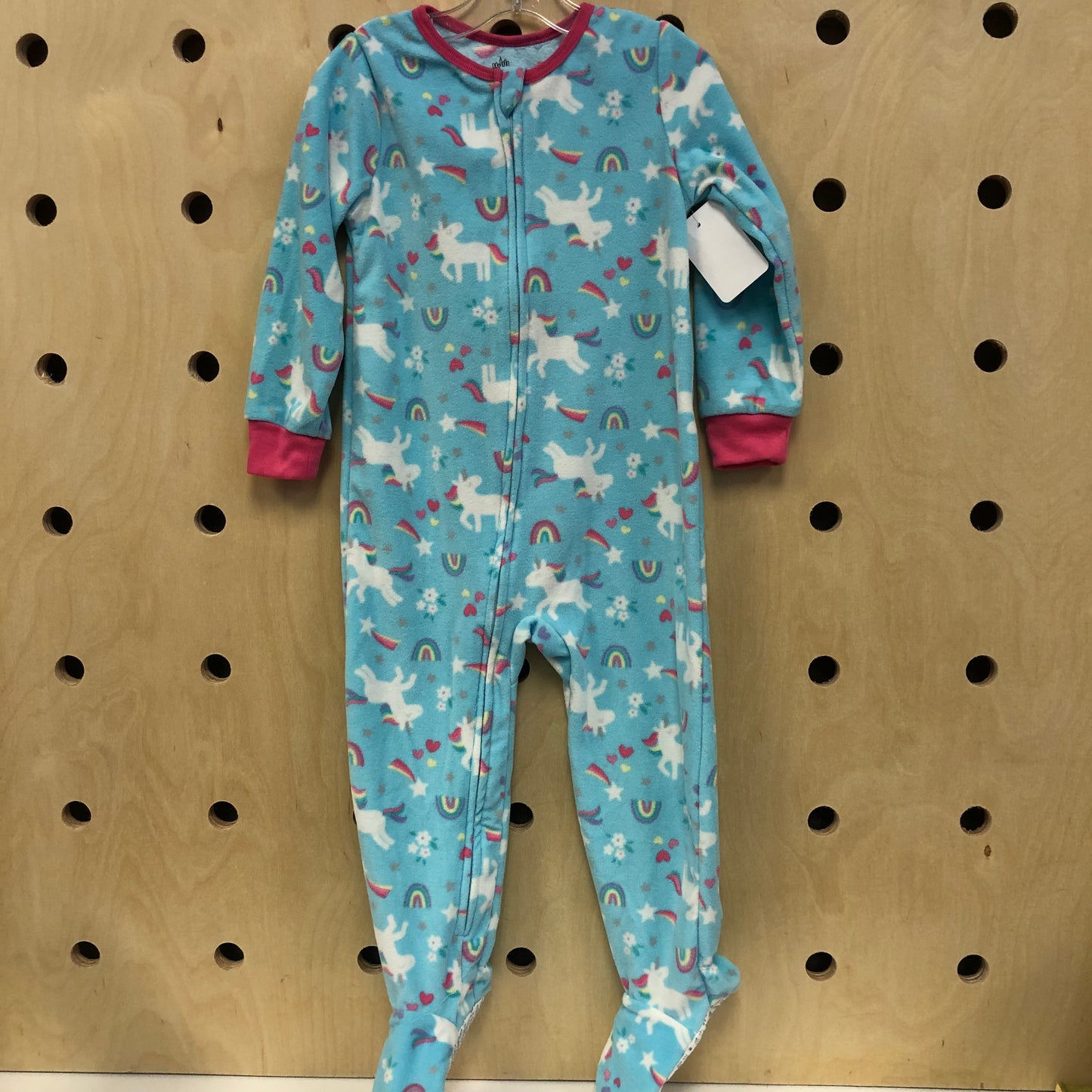 Rainbow Unicorn Fleece Footies