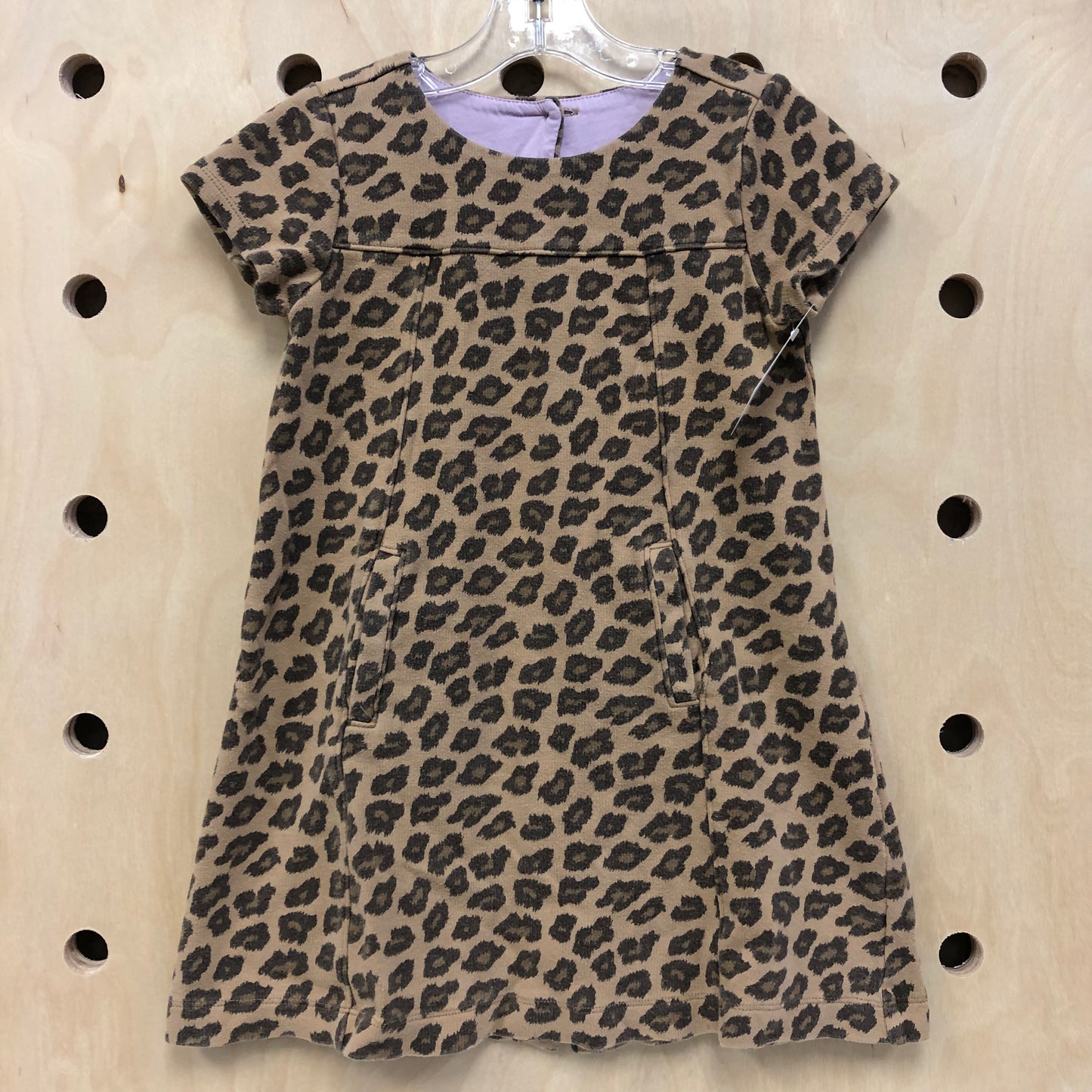 Tan Animal Print Dress