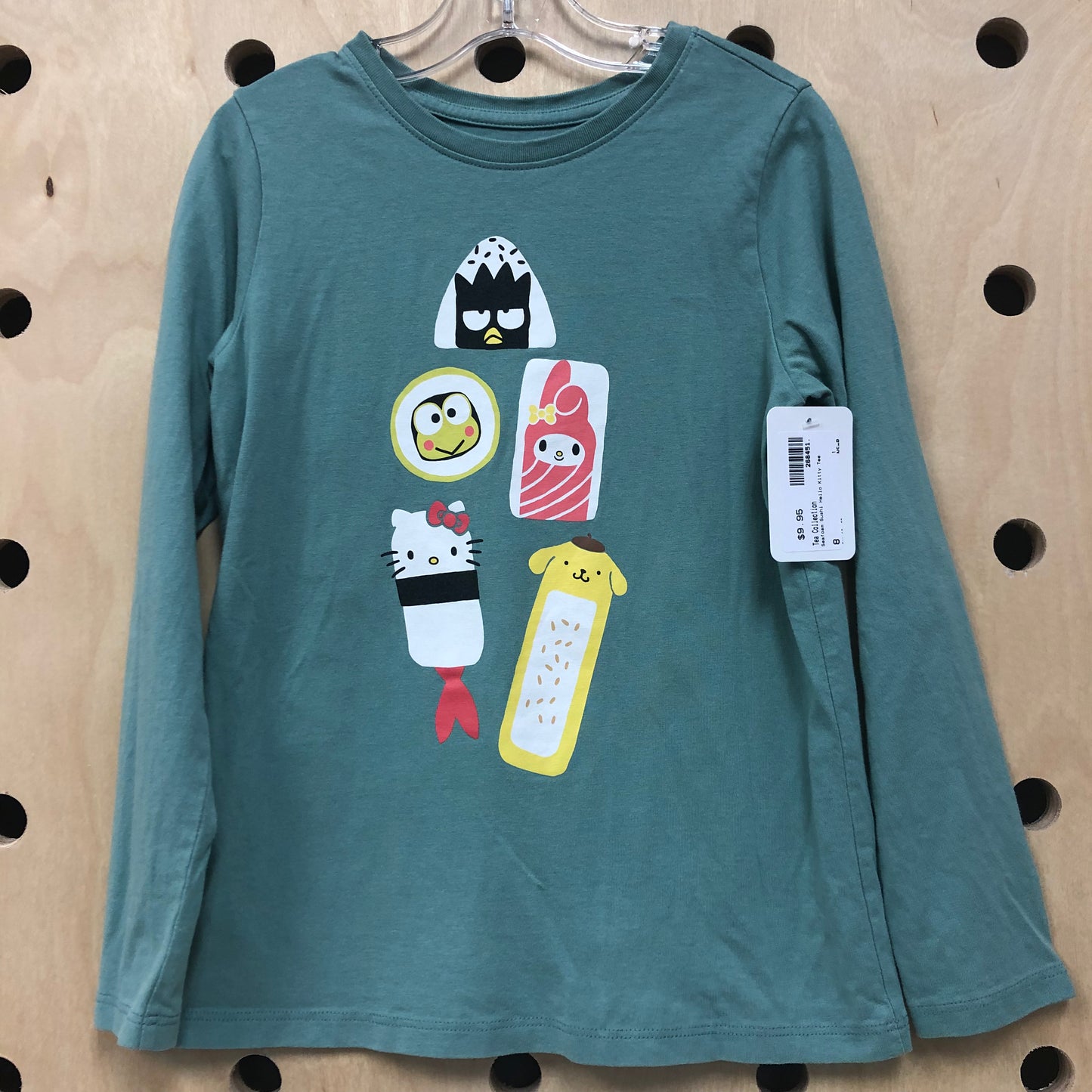 Seafoam Sushi Hello Kitty Tee