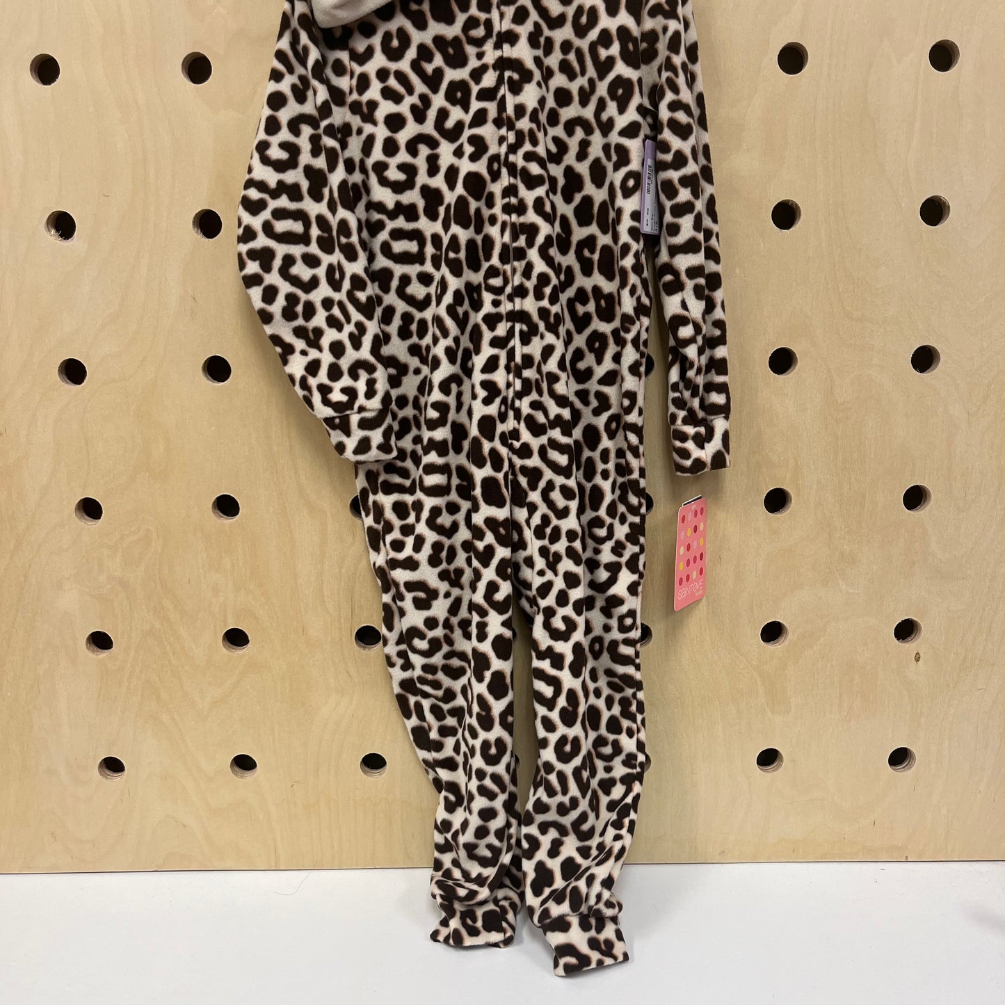 Animal Print Fleece Onesie NEW