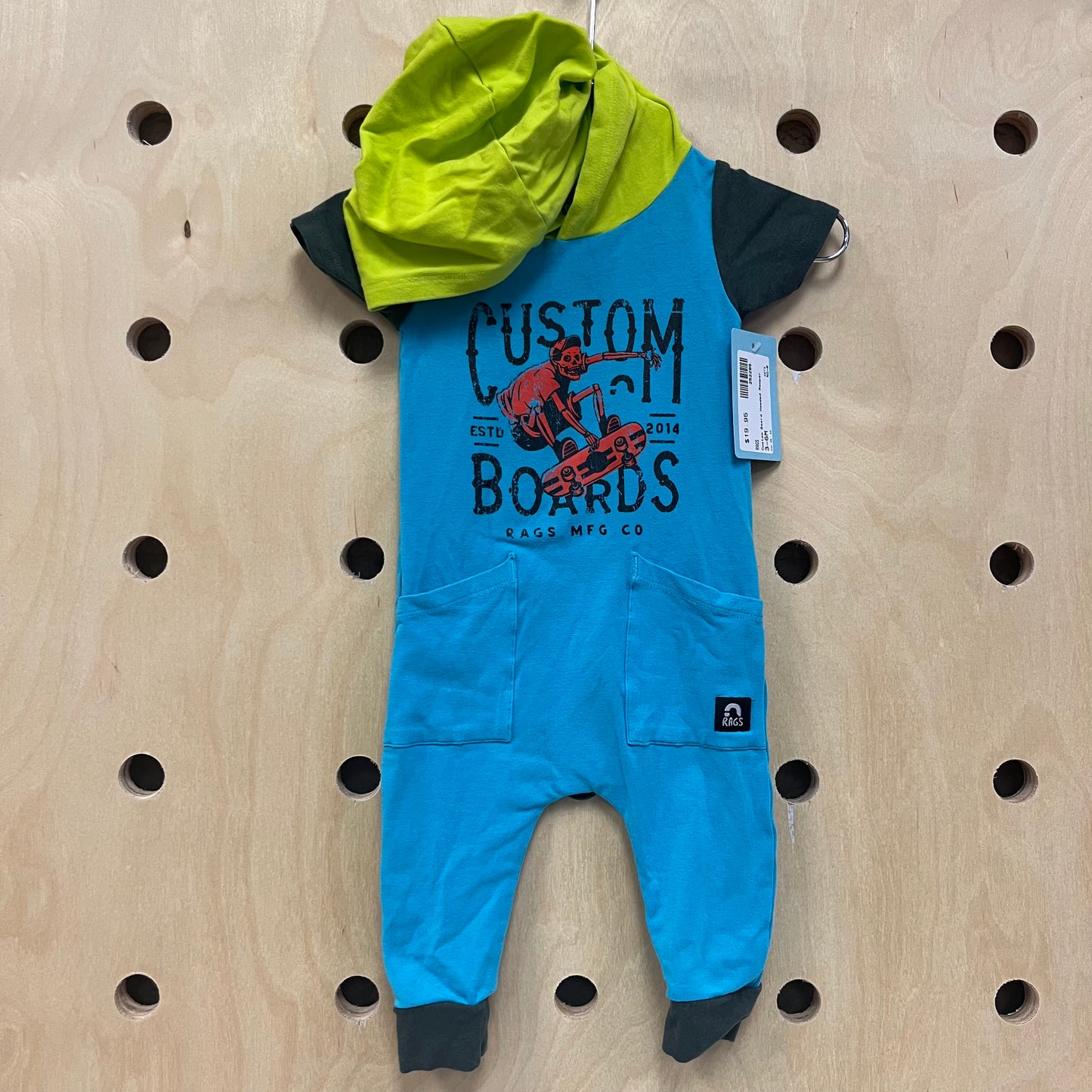 Custom Board Hooded Romper