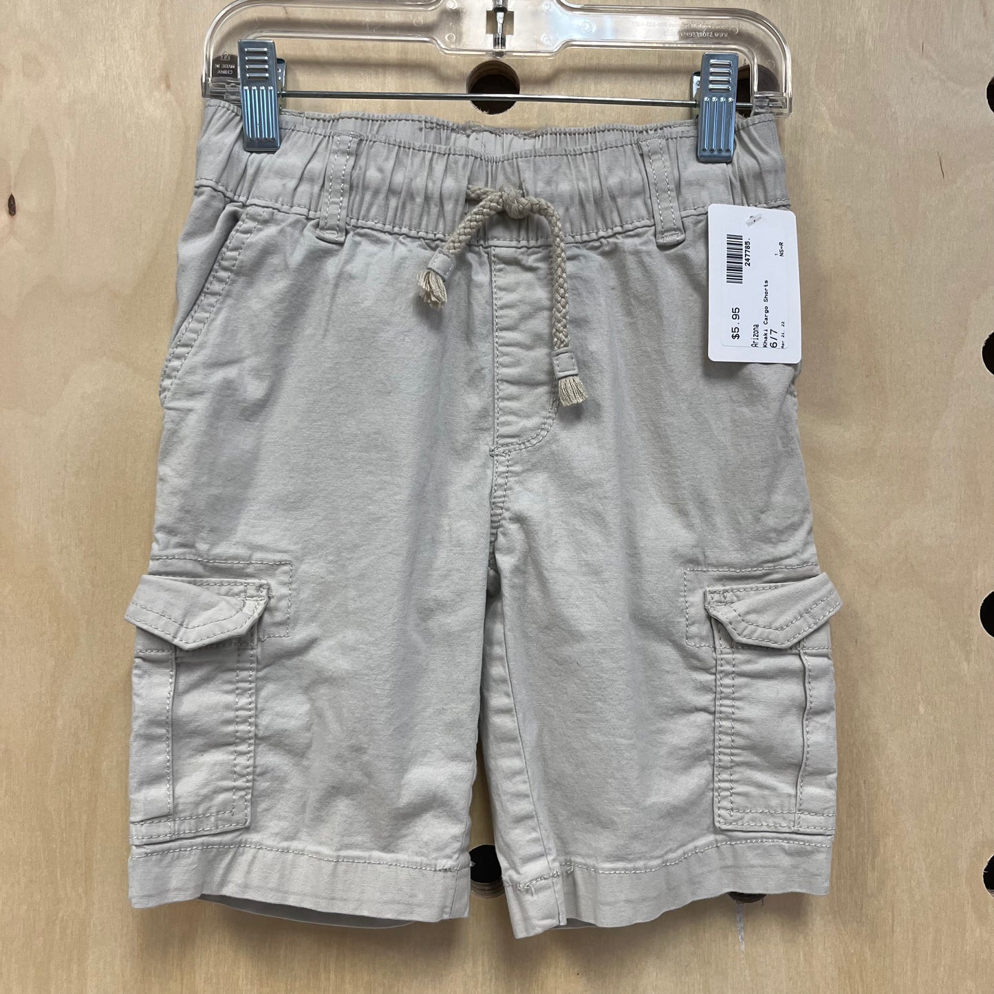 Khaki Cargo Shorts