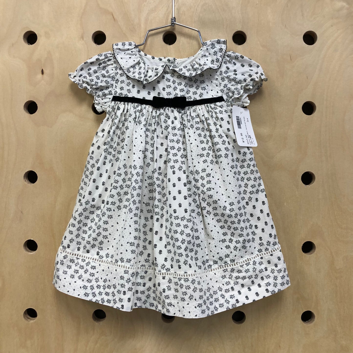Floral Babydoll Collared Dress