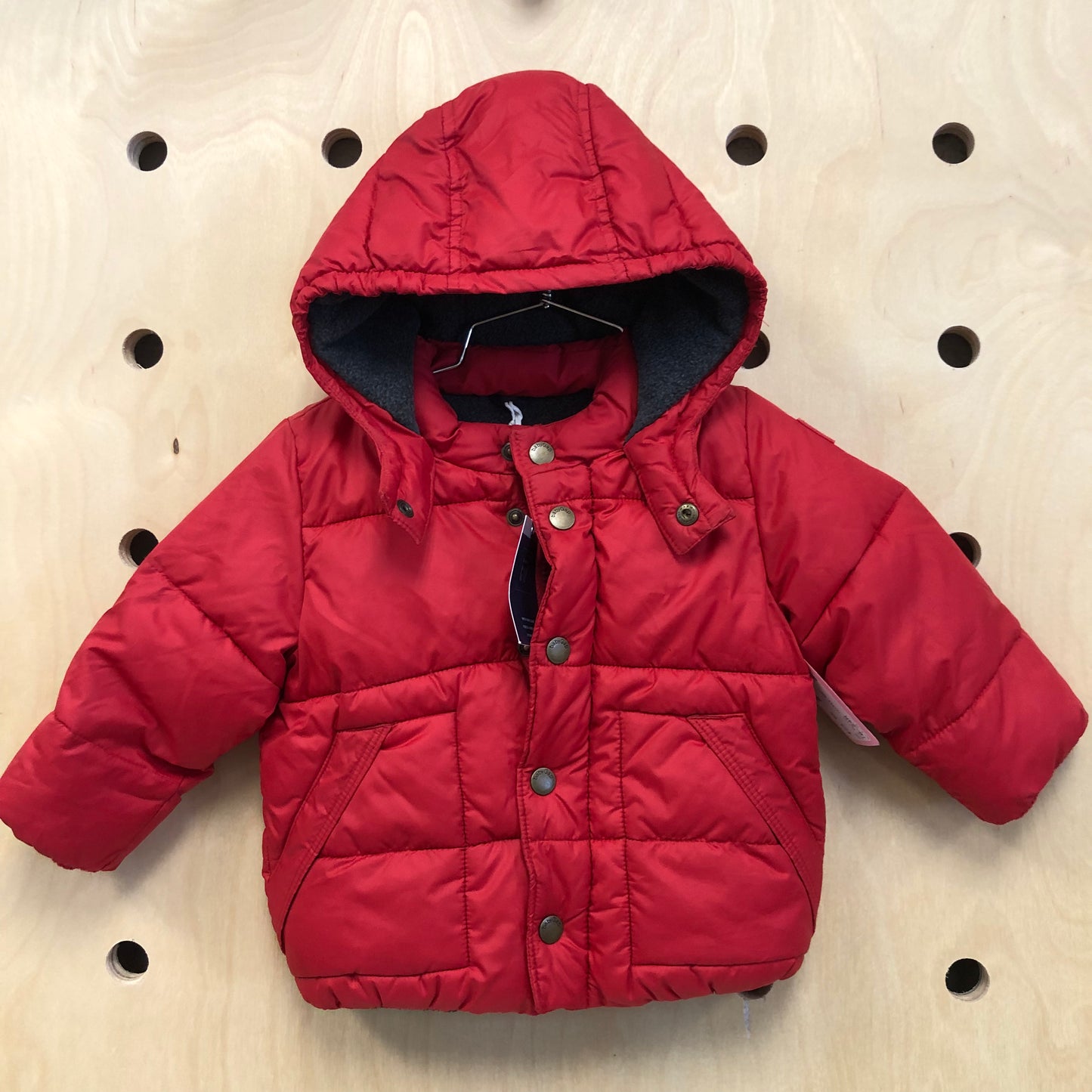 Red Puffer Jacket NEW!