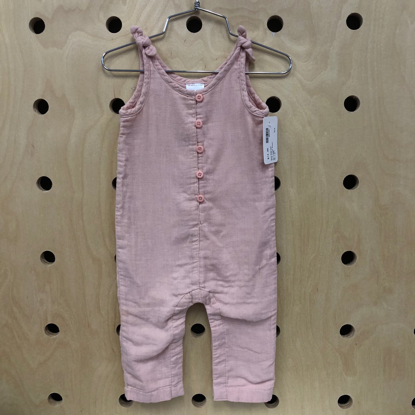 Pink Lined Romper
