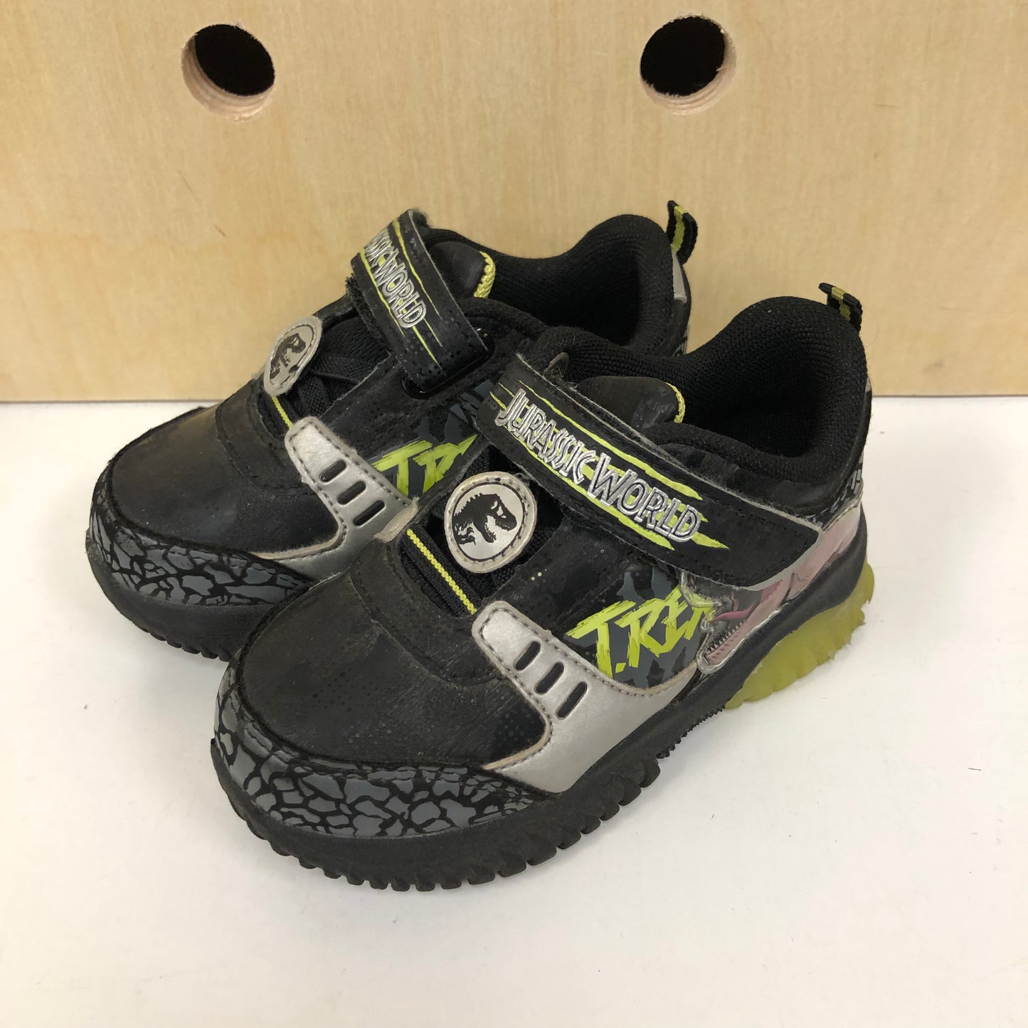 Black Dino Light Up Sneakers