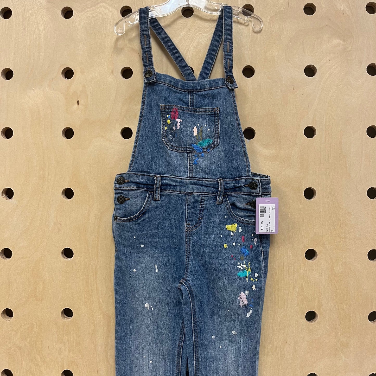 Denim Paint Spaltter Overalls