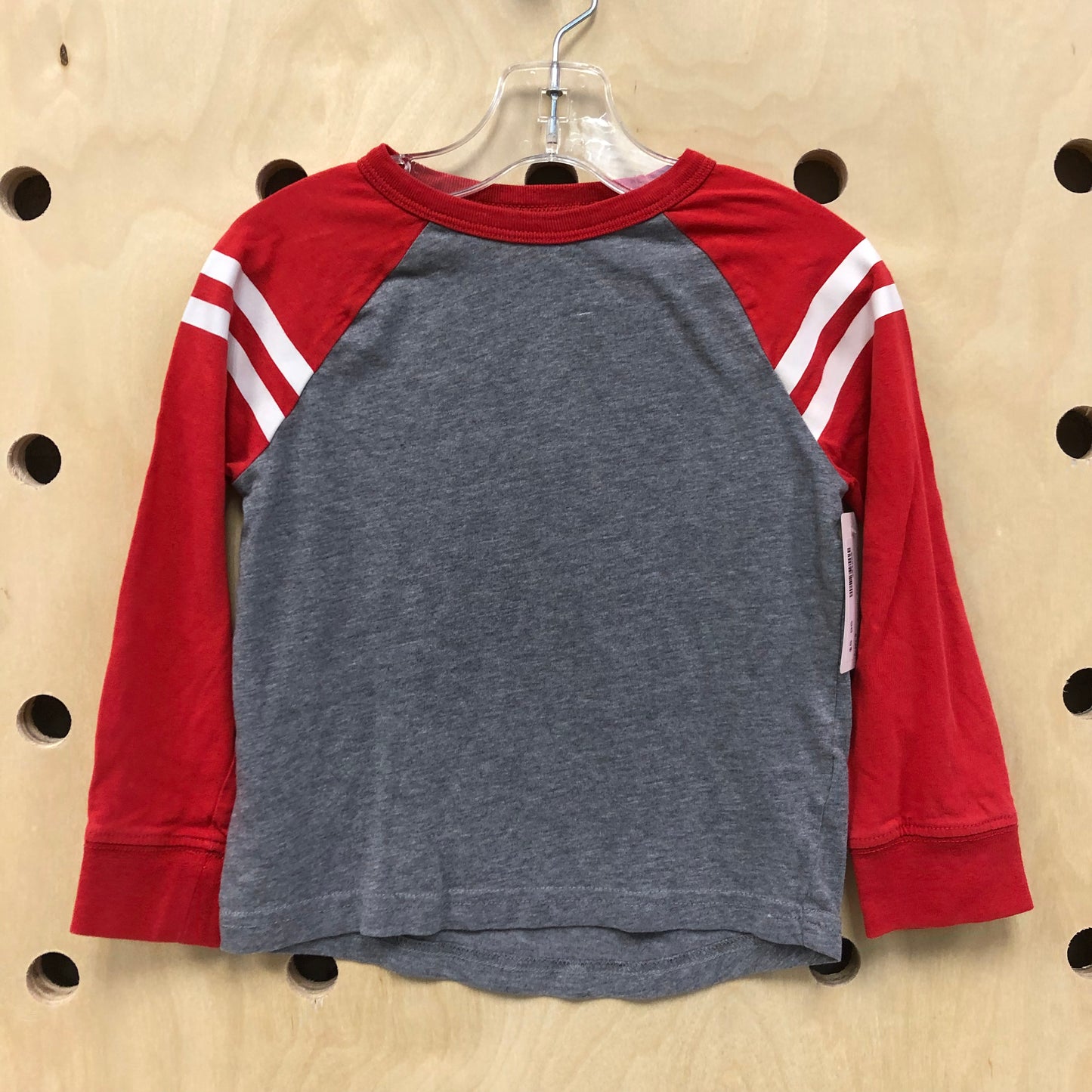 Red+Grey Ringer Tee