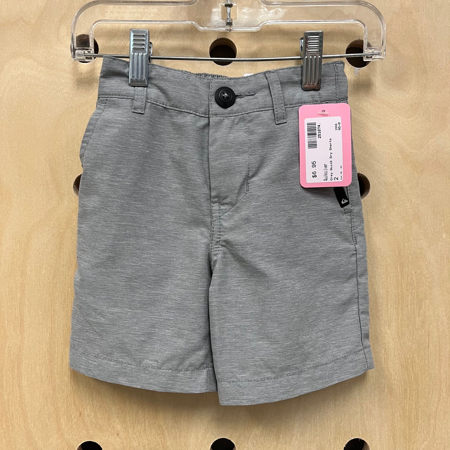 Grey Quick Dry Shorts