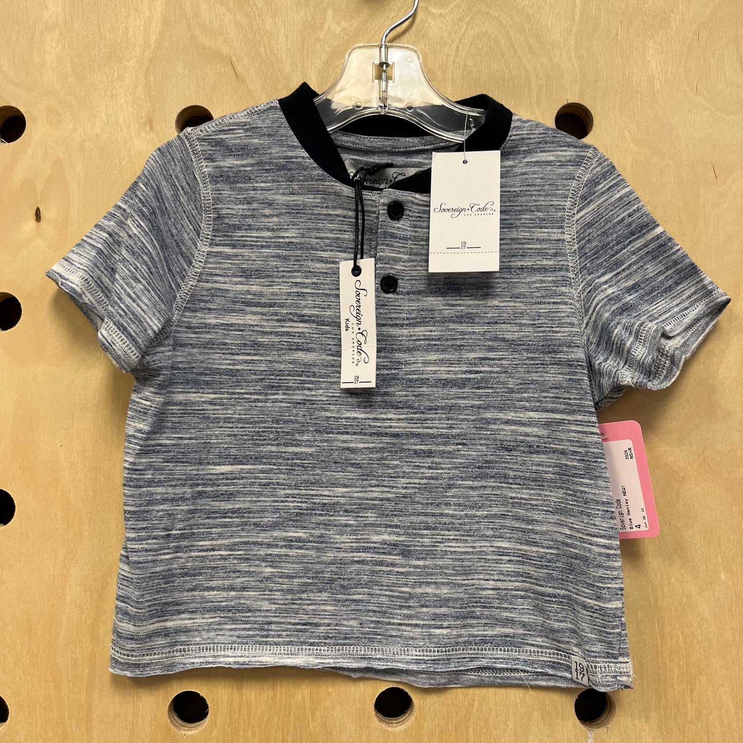 Blue Henley NEW!
