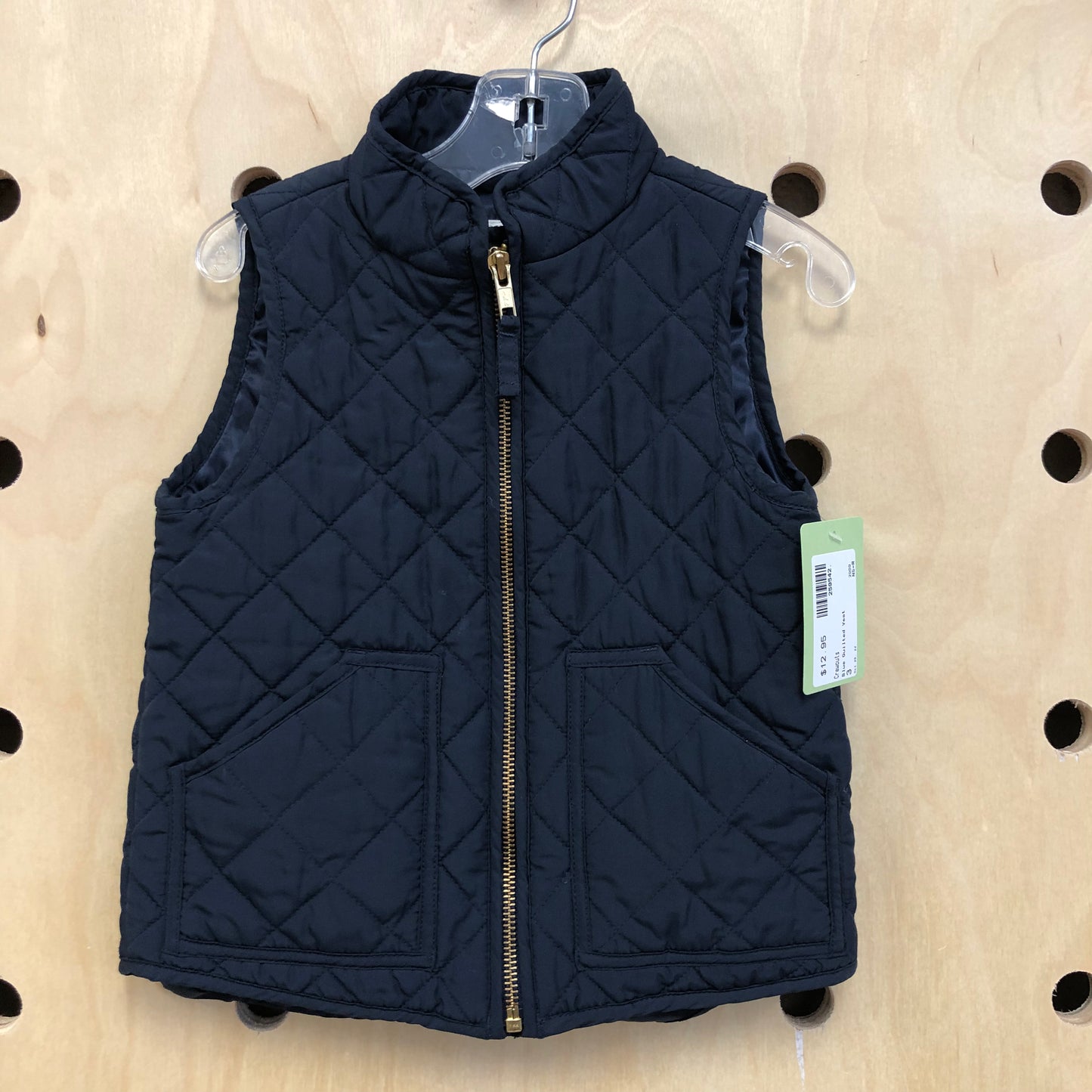 Blue Quilted Vest