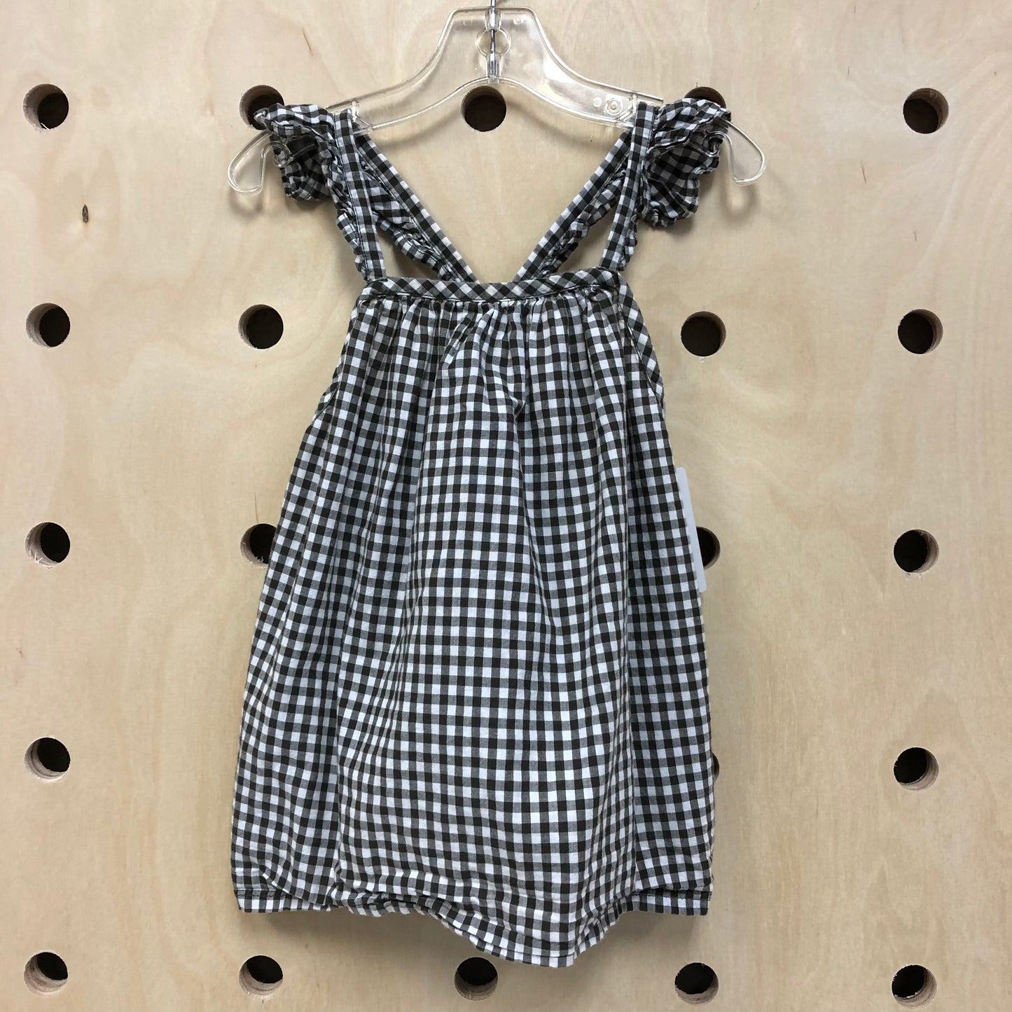 Grey Ginham Top