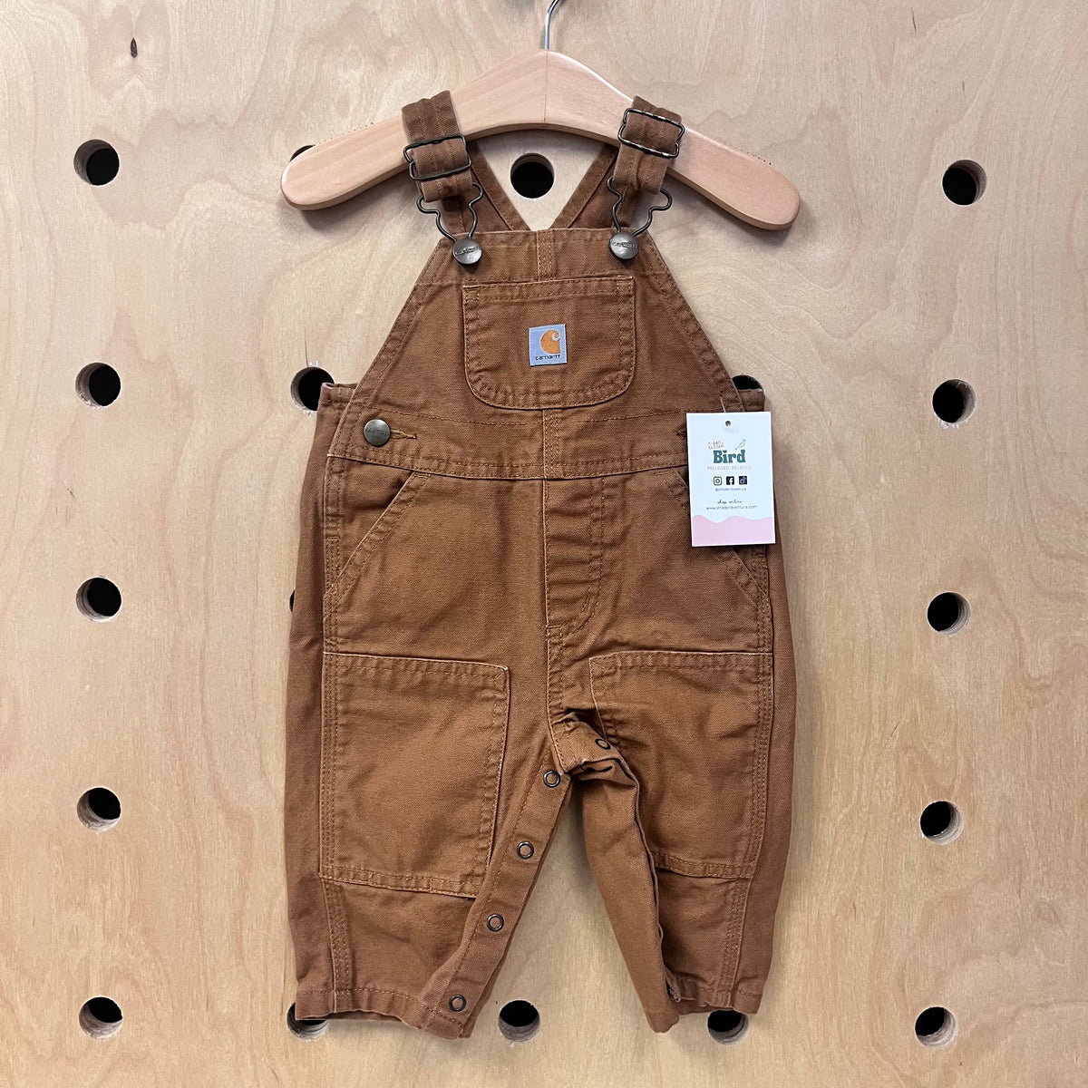 Brown Canvas Overalls