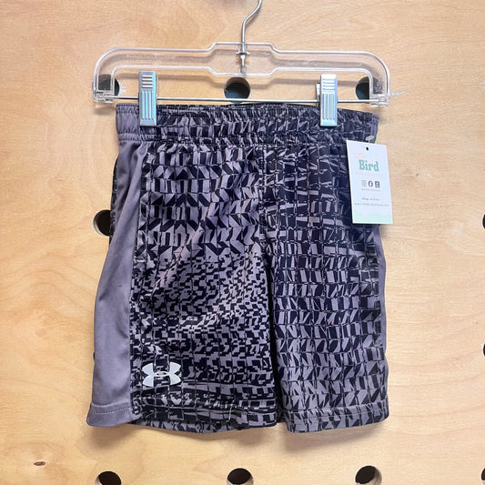 Grey/Green Athletic Shorts