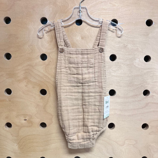 Brown Gauze Romper