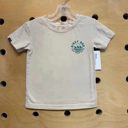 Cream 'Surf Snow Skate'  Cotton LS