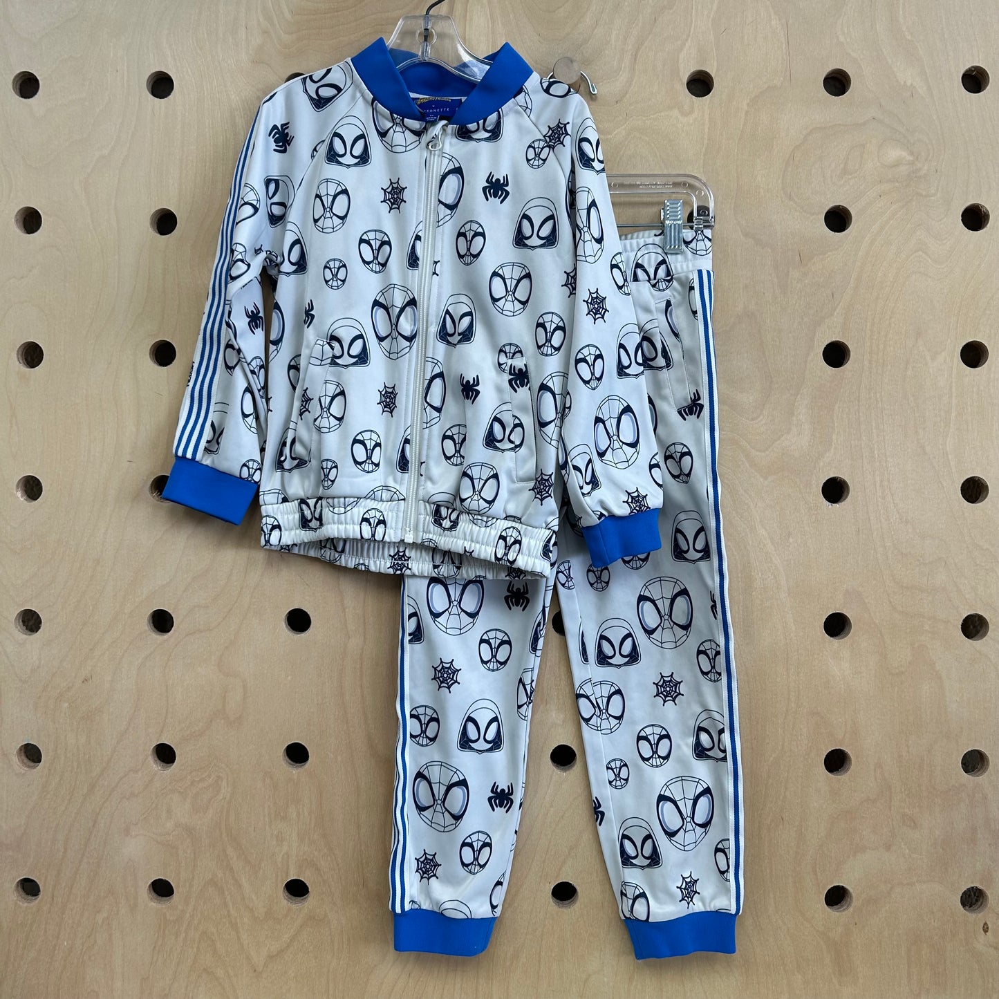 Blue & White Spiderman Track Suit