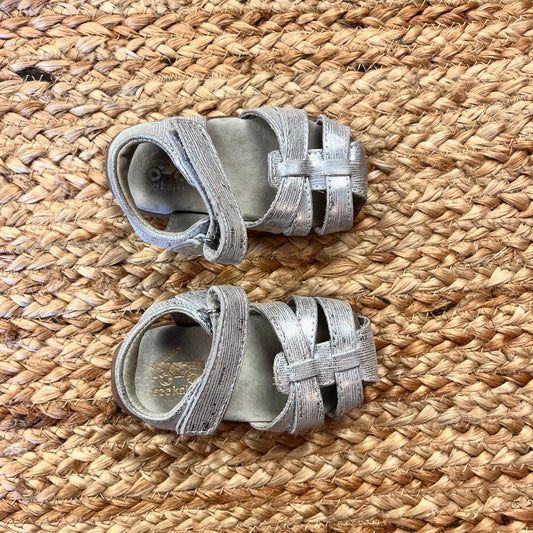 Silver Fisherman Sandals