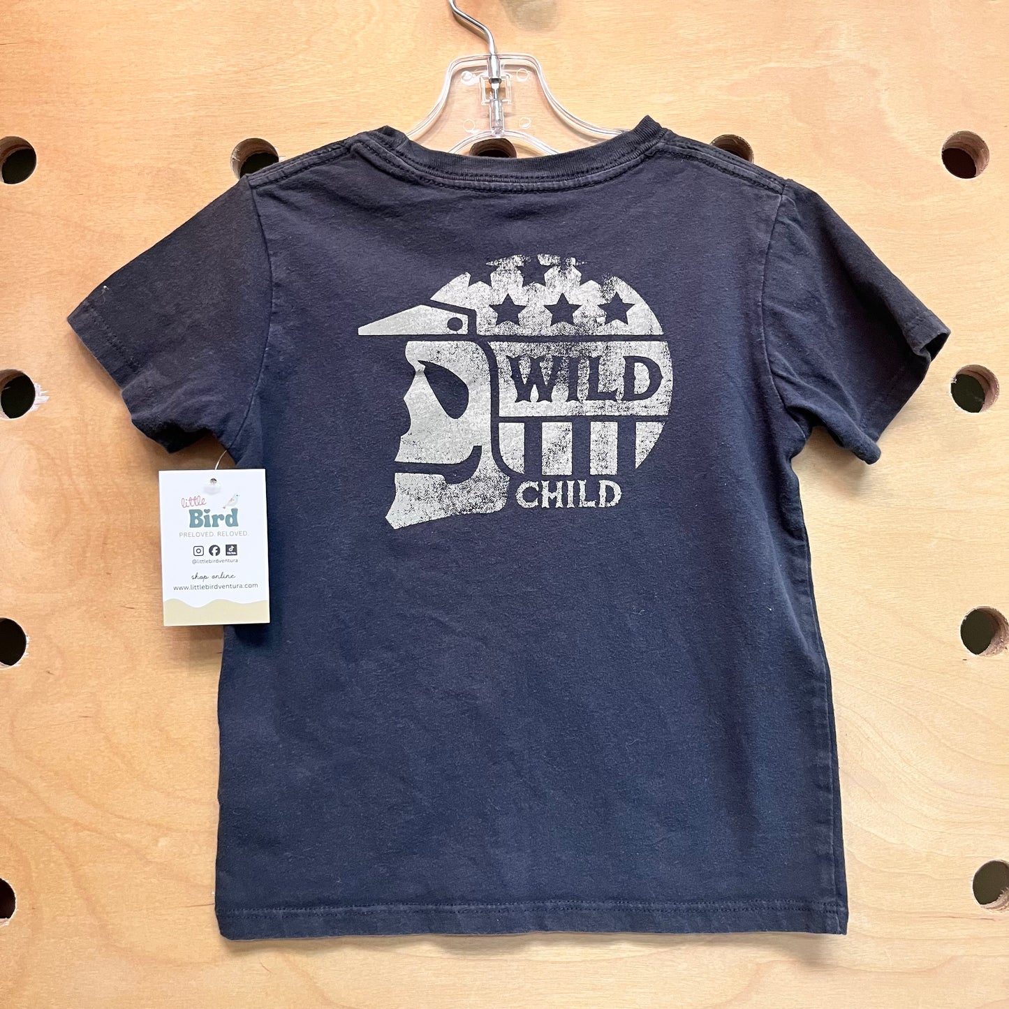 Grey 'Wild Child' Tee