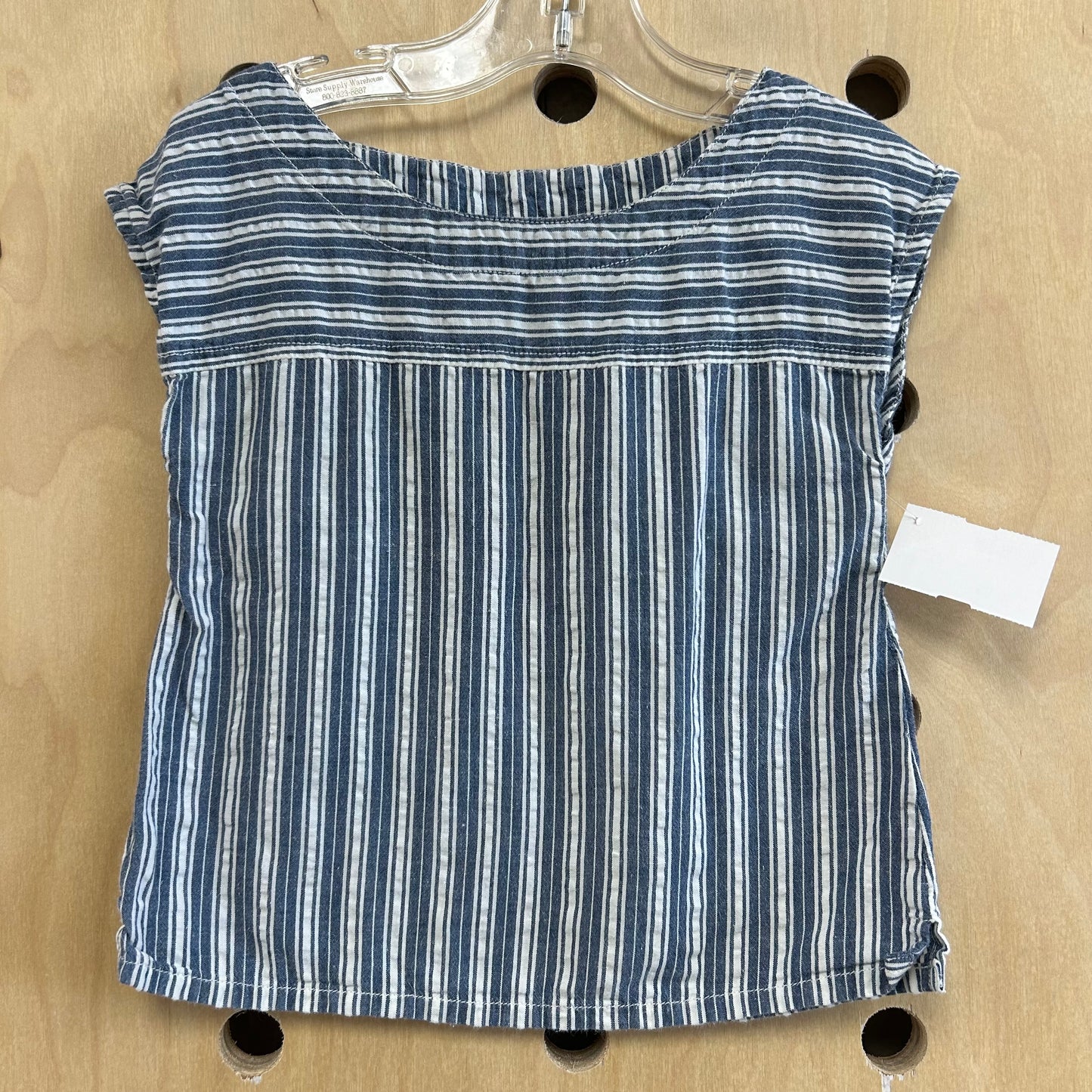 Blue Striped Top