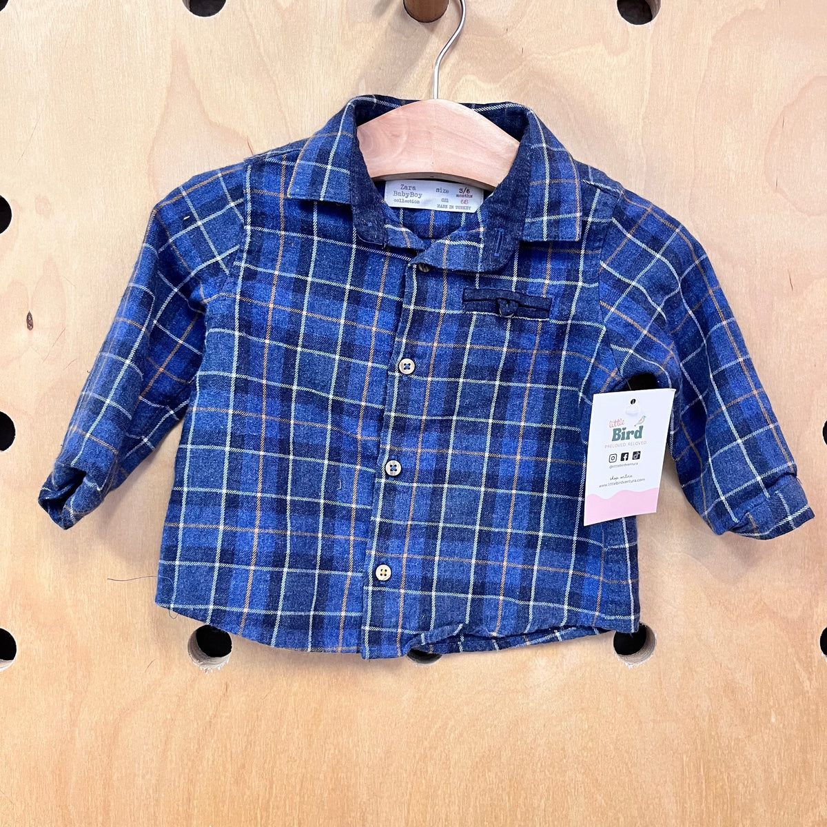 Blue Plaid Flannel