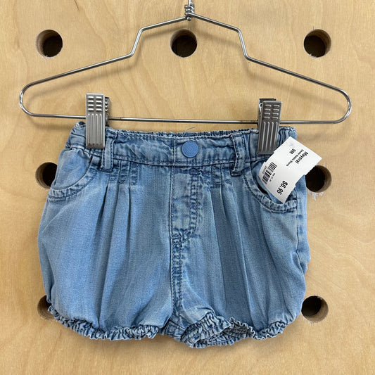 Denim Bubble Shorts