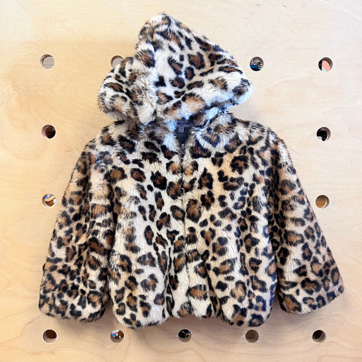 Leopard Print Fuzzy Jacket