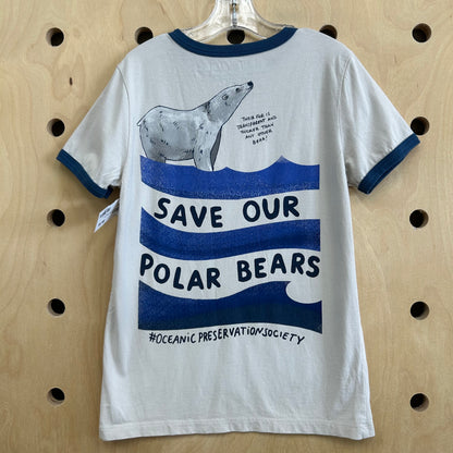 Grey & Blue Play for the Planet Tee