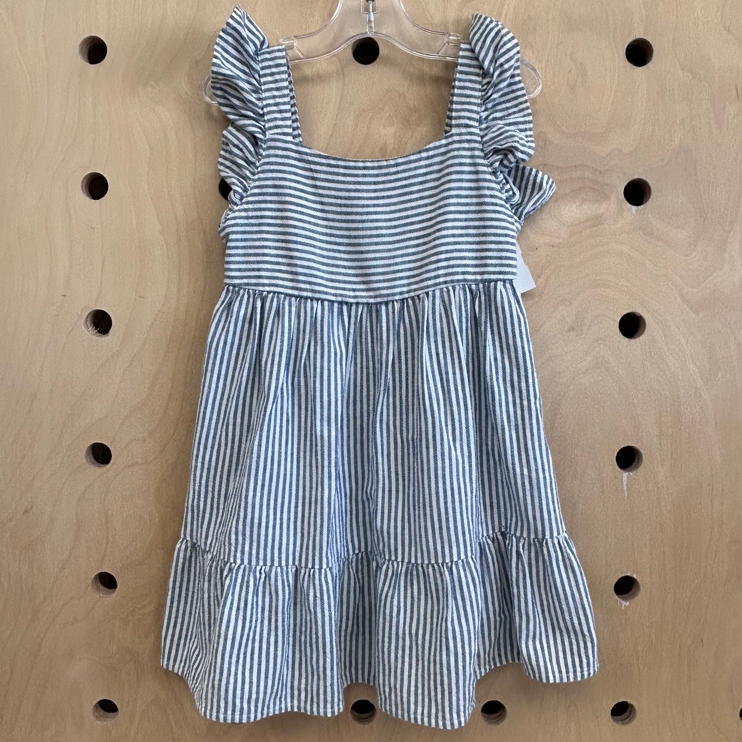 Blue Striped Dress