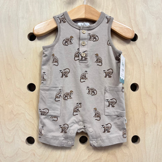 Organic Brown Monkeys Romper